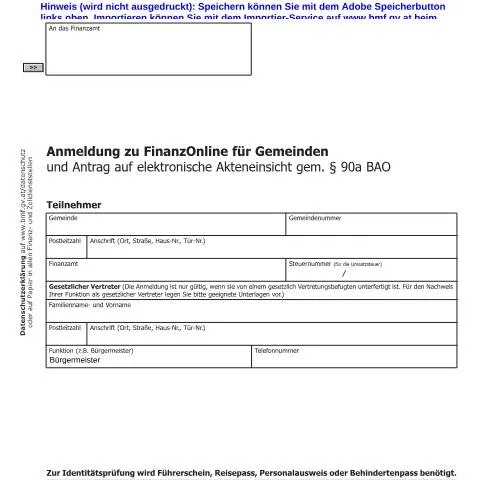 Dokumentvorschau: Wichtige Informationen zum FON11-Anmeldeformular — Steuern (CERFA n°FON11)