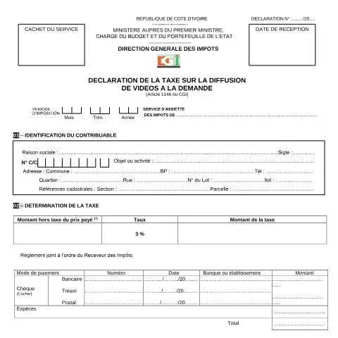 Aperçu du document Taxe VOD : Un impératif pour les acteurs audiovisuels — Impôts & fiscalité