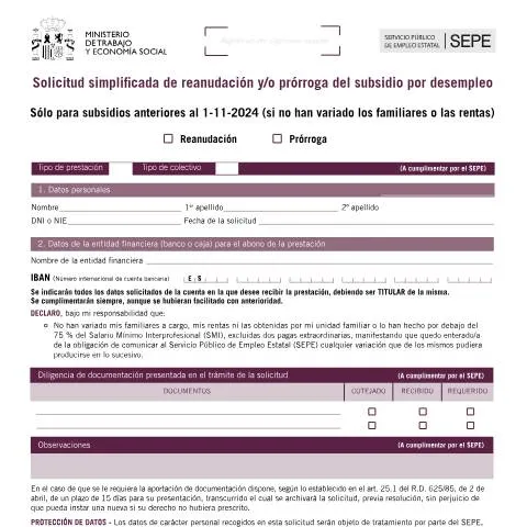Vista previa del documento Cómo solicitar el subsidio de desempleo de manera simplificada — Impuestos