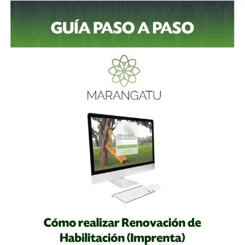 Vista previa del documento Guía para renovar habilitación de imprenta en Paraguay — Trámites administrativos