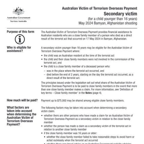 Document preview: Understanding the AV088 Form for Victims of Terrorism — Health (CERFA n°AV088)
