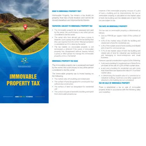 Document preview: Essential Guide to Property Tax in Rwanda for 2024 — Taxes (CERFA n°Brochure_Property_Tax__EN_2024)