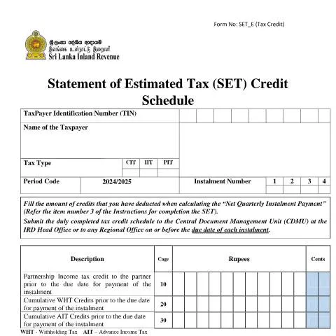 Document preview: Navigating the SET_E: Key Insights for Taxpayers — Taxes