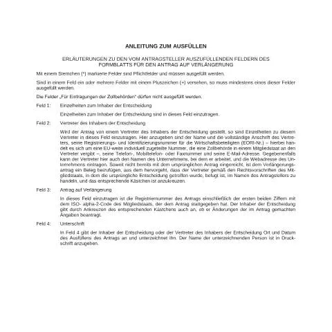 Dokumentvorschau: Leitfaden zur Antragstellung für das Zollverfahren Za68-1 — Behörden & Verwaltung (CERFA n°Za68-1)