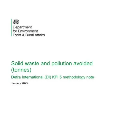 Document preview: Understanding Defra International Indicator 5 for Environmental Health — Government & admin