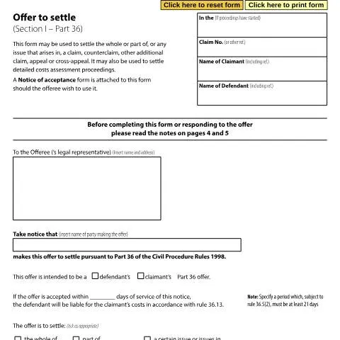 Document preview: How Form N242A Transforms Civil Settlement Negotiations Under Part 36 — Legal & justice