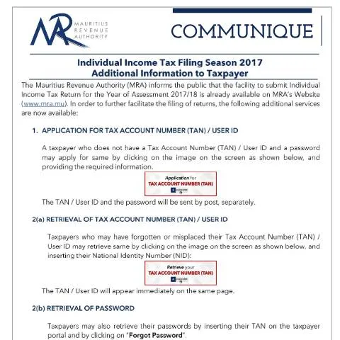 Document preview: Understanding the 2017 Individual Income Tax Filing Guide — Taxes (CERFA n°AdditionalInformationEfiling2017)