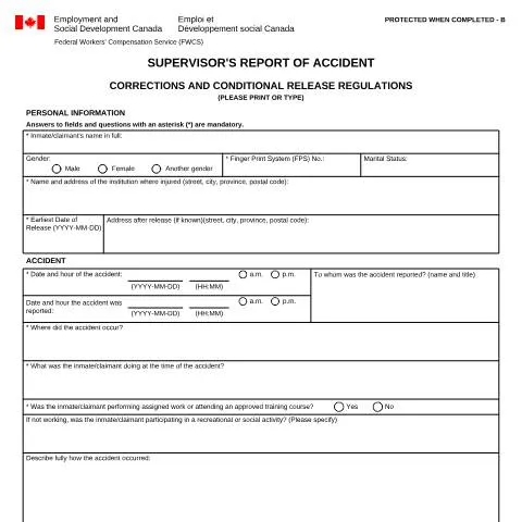 Document preview: Mastering the Supervisor's Report of Accident (LAB1075) — Health (CERFA n°LAB1075)