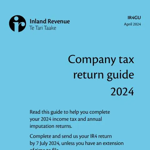 Document preview: Mastering the Company Tax Return Process in New Zealand — Taxes (CERFA n°IR4GU)