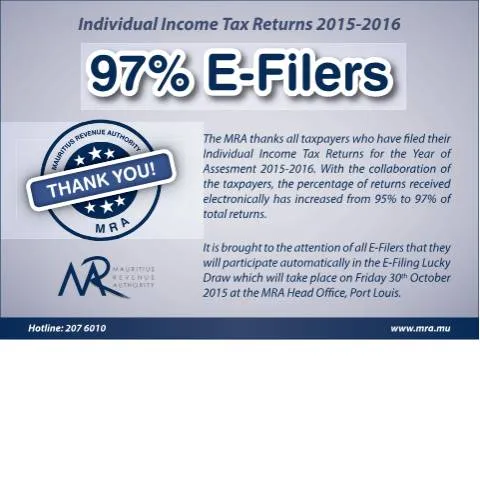 Document preview: Understanding the Importance of Thank You E-Filers 2015-2016 — Government & admin (CERFA n°ThankyouE-Filers171015)