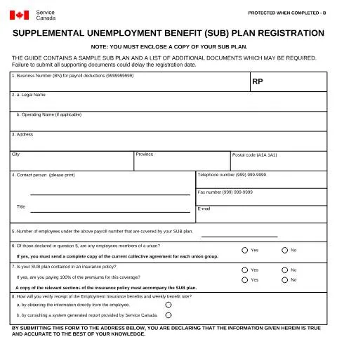 Document preview: Essential Guide to Supplemental Unemployment Benefit Plan Registration — Work & employment (CERFA n°NAS5036)