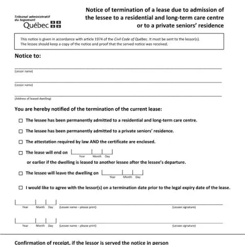 Document preview: Understanding Lease Termination for Seniors Entering Long-Term Care — Housing (TAL-813A-E)