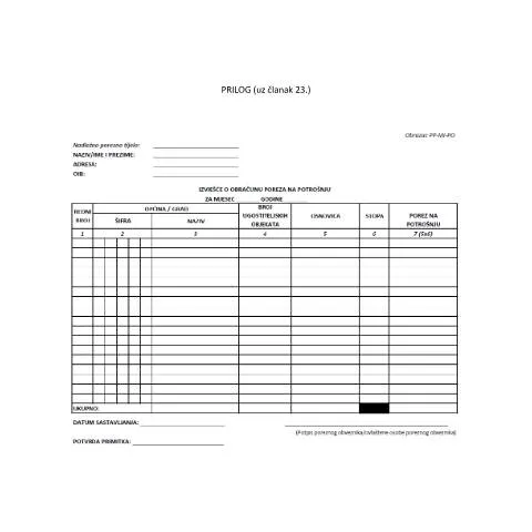 Document preview: Razumijevanje obrasca PP-MI-PO za porezne obveznike — Porezi i fiskalnost (CERFA n°PP-MI-PO)