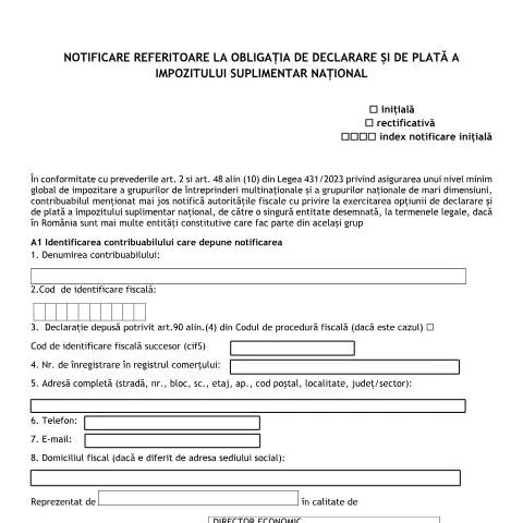 Document preview: Importanța Notificării N408 pentru Contribuabili — Formalități administrative (CERFA n°N408_OPANAF_1729_2025)