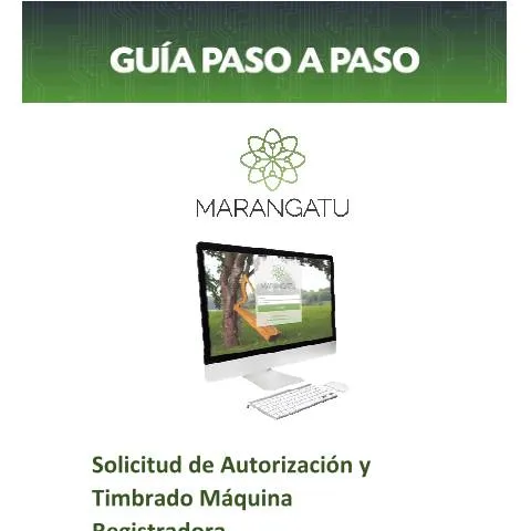Vista previa del documento Guía paso a paso para gestionar autorización y timbrado de máquinas — Trámites administrativos