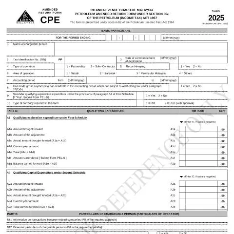 Document preview: Mengapa Borang Pembetulan CPE 2025 Penting untuk Cukai Petroleum? — Cukai & percukaian