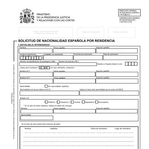 Vista previa del documento Guía Completa para la Solicitud de Nacionalidad Española — Inmigración y visados