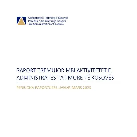 Document preview: Analiza e Aktivitetit të Administratës Tatimore të Kosovës — Procedura administrative