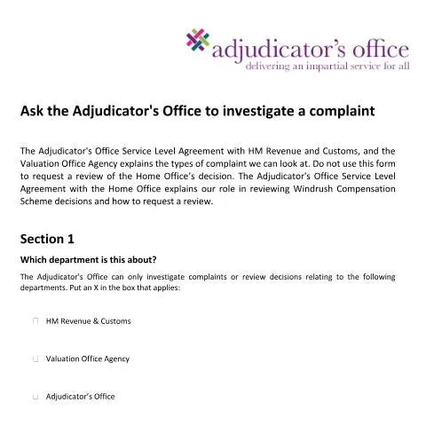 Document preview: When Government Departments Fall Short: Your Independent Review — Government & admin