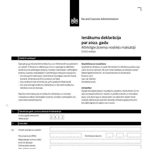 Documentvoorvertoning: Belang van de Inkomensverklaring 2022 Lets voor uw belastingaangifte — Belastingen (CERFA n°ib0591z21follet)