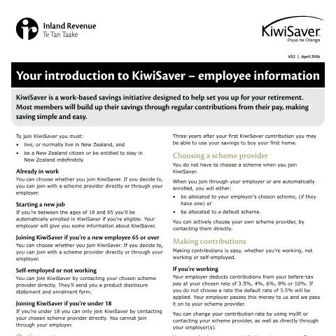 Document preview: Understanding the KiwiSaver KS3 Form for Employees — Taxes (CERFA n°KS3)