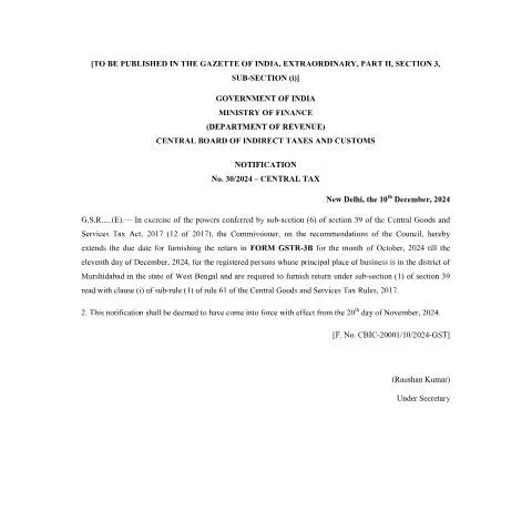 Document preview: A Comprehensive Overview of NN 30 2024 Eng Notification — Government & admin (CERFA n°NN-30-2024-Eng)