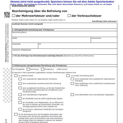 Dokumentvorschau: U100 Bescheinigung: Schlüssel zur Steuerbefreiung im Export — Steuern (CERFA n°U100)