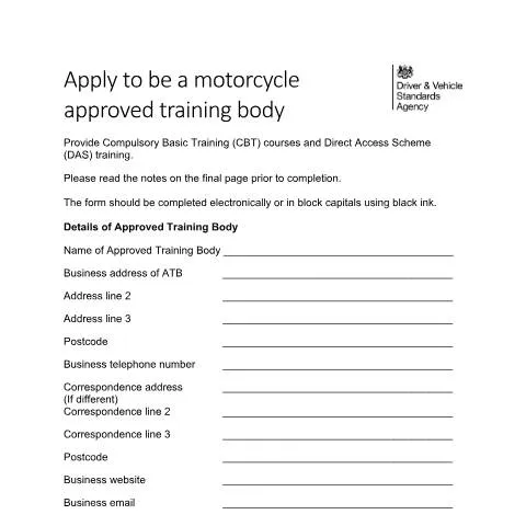 Document preview: Understanding the CBT Course Application Process — Government & admin