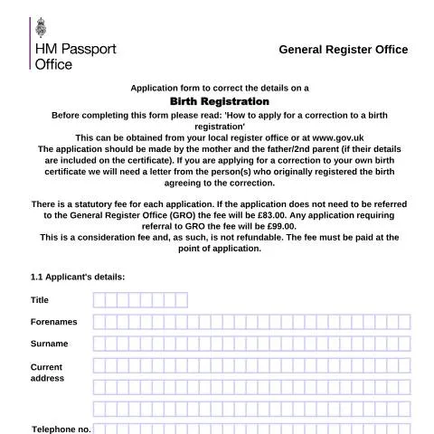 Document preview: How to Correct Birth Registration Errors Using the BC2 Application — Civil status & identity