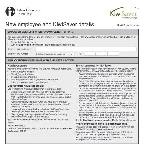 Document preview: Understanding the IR346K Form for New Employees — Work & employment (CERFA n°IR346K)