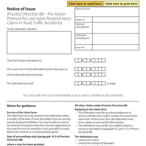 Document preview: Understanding Form N209A in Road Traffic Accidents — Vehicle & driving