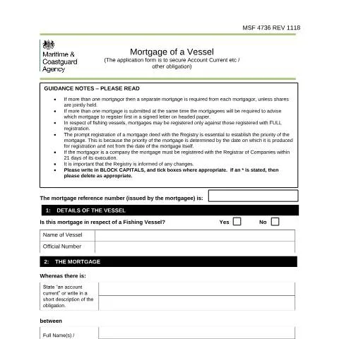 Document preview: Navigating the Mortgage Process with MSF 4736 — Government & admin
