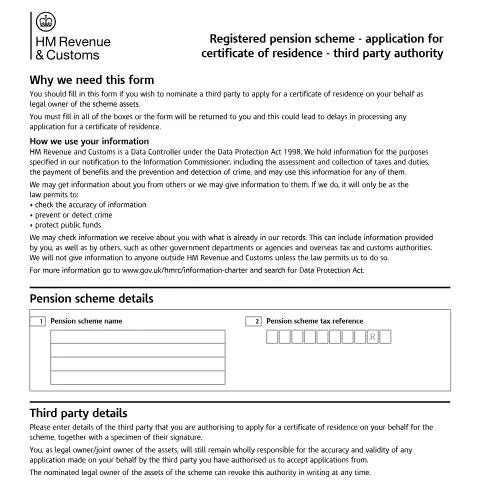 Document preview: How to Use APSS146C for Pension Scheme Certificate Applications — Taxes