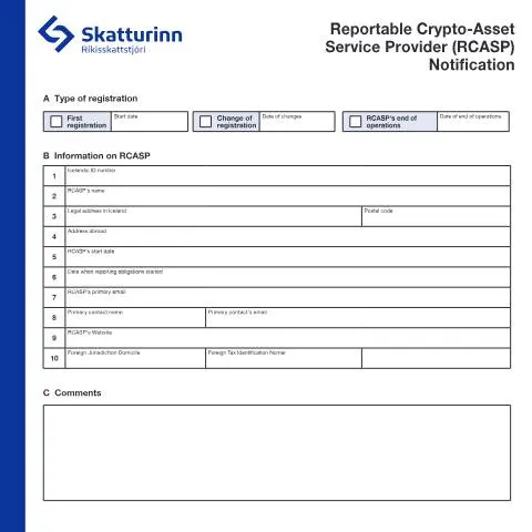 Document preview: Mikilvægi RSK 5.54 fyrir þjónustuveitendur sýndareigna — Skattar & fjármál (CERFA n°RSK 5.54)