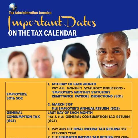 Document preview: Understanding Key Deadlines on the Jamaican Tax Calendar — Taxes (CERFA n°important_dates)