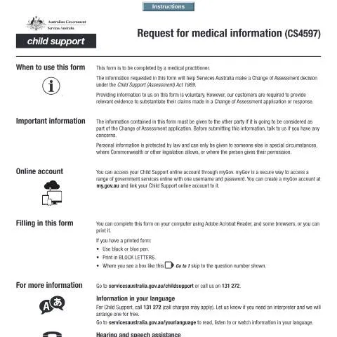 Document preview: Navigating the CS4597 Form for Health Services Access — Health (CERFA n°CS4597)