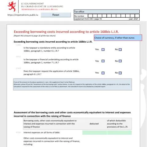Aperçu du document Comprendre le formulaire SURC-E pour les surcoûts d'emprunt — Impôts & fiscalité (CERFA n°SURC-E)