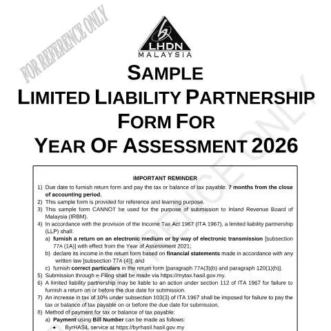 Document preview: Panduan Lengkap Borang Pulangan LLP 2026 — Proses pentadbiran