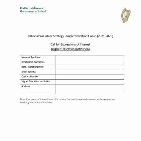 Document preview: Engage in the National Volunteer Strategy: A Guide for HEIs — Government & admin