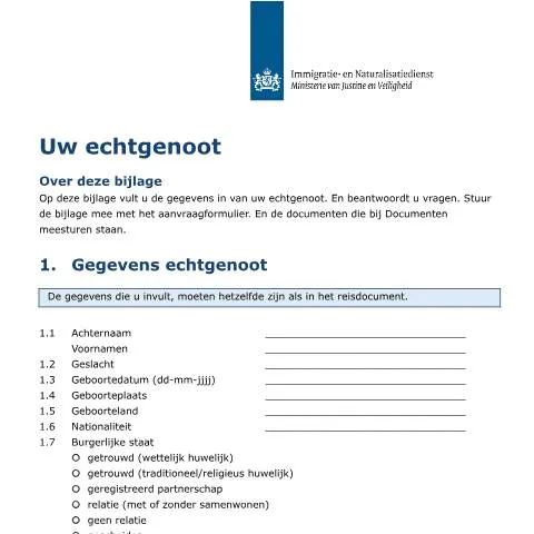 Documentvoorvertoning: Informatie over het Formulier Uw Partner (0900) — Gezin (CERFA n°0900)