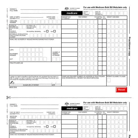 Document preview: Essential Guide to the Medicare Bulk Bill Assignment Form DB020 — Health (CERFA n°DB020)
