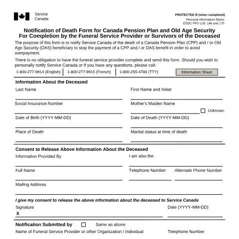 Document preview: Understanding the ISP1201 Form for Death Notifications — Government & admin (CERFA n°ISP1201)
