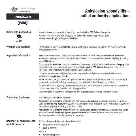 Document preview: Understanding the PB073 Ankylosing Spondylitis Application Form — Health (CERFA n°PB073)