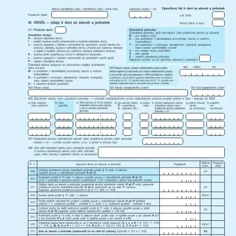 Document preview: Jak správně vyplnit List k dani ze staveb a jednotek — Daně a fiskální záležitosti (CERFA n°25 5533)
