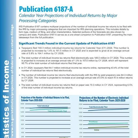Document preview: Understanding IRS Publication 6187A for Tax Planning — Taxes (CERFA n°PUB-6187A)