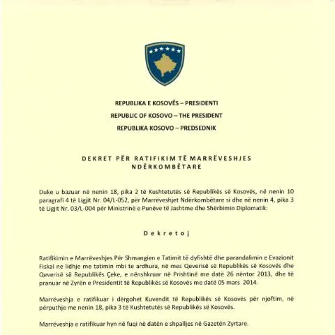 Document preview: Roli i Formularit 'Shkarko marrëveshjen' në Kosovë — Procedura administrative