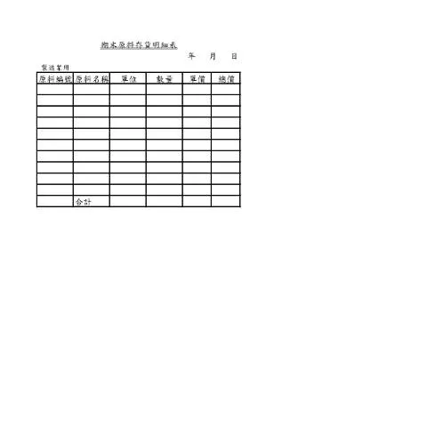 Document preview: 探索營利事業期末原料存貨明細表的角色與要求 — Taxes (CERFA n°B06-1期末原料存貨明細表(pdf))