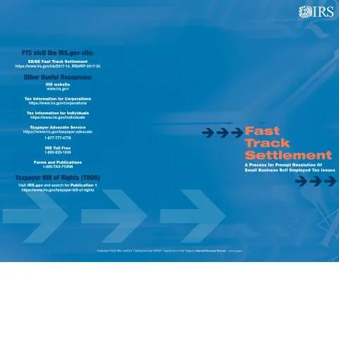 Document preview: Understanding IRS Publication 5022 for Tax Disputes — Taxes (CERFA n°PUB-5022)
