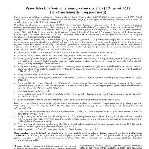 Dokumentvorschau: E8-SK Formular: Leitfaden für Steuerpflichtige in Österreich — Steuern (CERFA n°E8-SK)
