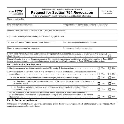 Document preview: A Deep Dive into IRS Form 15254 and Its Importance — Taxes (CERFA n°15254)